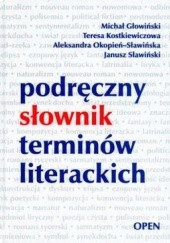 Okładka książki Podręczny słownik terminów literackich