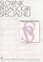 Okładka książki Słownik pedagogiki specjalnej