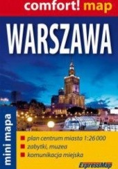 Okładka książki Mapa Warszawy. Skala 1:26000 praca zbiorowa