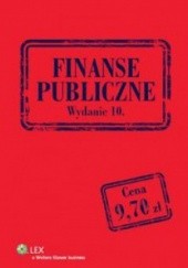 Okładka książki Finanse publiczne praca zbiorowa