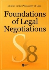Okładka książki Foundations of Legal Negotiations. Vol. 8