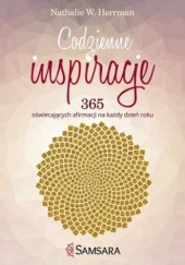 Okładka książki Codzienne inspiracje 365 oświecających afirmacji na każdy dzień roku Nathalie W. Herrman