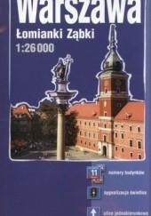 Okładka książki Warszawa Łomianki Ząbki. Plan miasta. 1:26 000 ExpressMap 