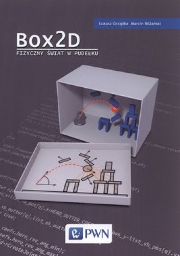 Okładka książki Box2D. Fizyczny świat w pudełku Łukasz Grządka, Marcin Różański