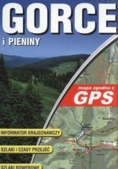 Okładka książki Gorce i Pieniny 1:50000, mapa laminowana zgodna z GPS