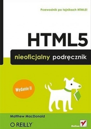 Okładka książki HTML 5. Nieoficjalny podręcznik Matthew MacDonald