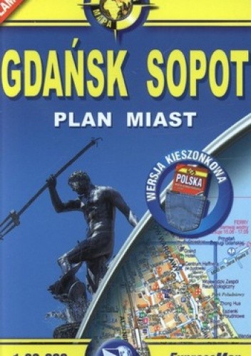 Okładka książki Gdańsk. Sopot. Plan miasta. laminowana. 1:26000, ExoressMap 