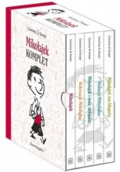 Okładka książki Mikołajek + Rekreacje Mikołajka + Mikołajek i inne chłopaki + Wakacje Mikołajka + Mikołajek ma kłopoty (komplet)