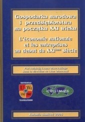Okładka książki Gospodarka narodowa i przedsiębiorstwa na początku XXI wieku