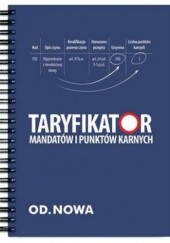 Okładka książki Taryfikator mandatów i punktów karnych