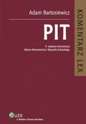 Okładka książki PIT. Komentarz Adam Bartosiewicz, Ryszard Kubacki
