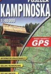 Okładka książki Puszcza Kampinoska. Mapa turystyczna. Laminowana. GPS. 1:40 000 ExpressMap 