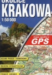 Okładka książki Okolice Krakowa. Mapa turystyczna. Laminowana. GPS. 1:50000 ExpressMap 