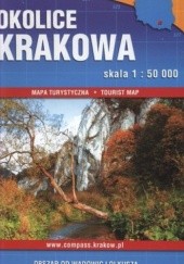 Okładka książki Okolice Krakowa mapa turystyczna 