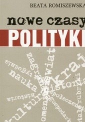 Okładka książki Nowe czasy Polityki