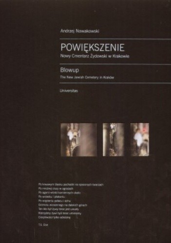 Okładka książki Powiększenie: Nowy Cmentarz Żydowski Andrzej Nowakowski
