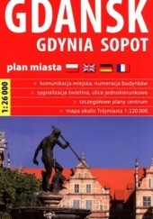 Okładka książki Gdańsk, Gdynia, Sopot. Plan miasta. 1: 26 000. Express Map 