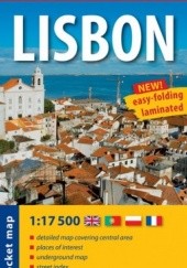 Okładka książki Lisbon. Laminowana mapa kieszonkowa. 1:17 500. ExpressMap