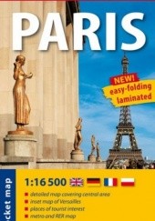 Okładka książki Paris. Laminowana mapa kieszonkowa. 1:16 500. Express Map