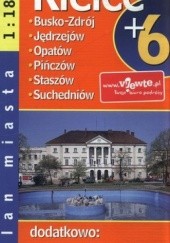 Okładka książki Kielce plus 6. Plan miasta. 1:18 000 Demart 