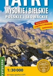 Okładka książki Tatry Wysokie i Bielskie. Mapa turystyczna Laminowana. 1:30000 ExpressMap 