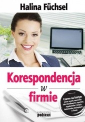 Okładka książki Korespondencja w firmie Halina Füchsel