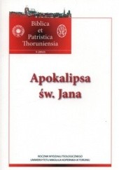 Okładka książki Biblica et Patristica Thoruniensia 5 (2012). Apokalipsa św. Jana praca zbiorowa