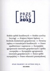 Okładka książki Przepisy 2013. Zbiór gospodarczy i handlowy Agnieszka Kaszok