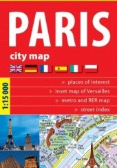 Okładka książki Paryż. Plan miasta. 1:15 000 ExpressMap 