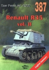 Okładka książki Renault R35 vol.II. Tank Power vol. CXXX. Janusz Ledwoch