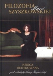 Okładka książki Filozofia Marii Szyszkowskiej