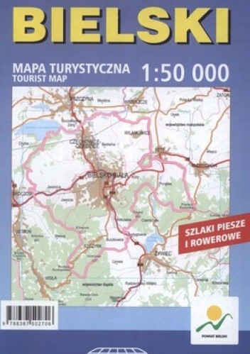 Okładka książki Powiat Bielski. Mapa turystyczna. 1:50 000 