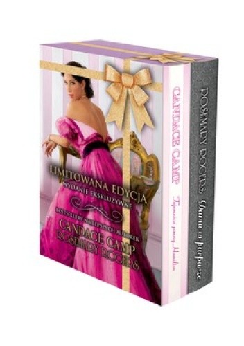 Okładka książki Dama w purpurze + Tajemnica panny Hamilton (komplet) Candace Camp, Rosemary Rogers