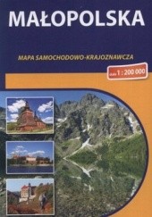 Okładka książki Małopolska. Mapa samochodowo-krajoznawcza. 1:200 000 Compass 
