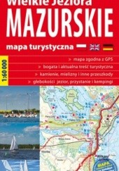 Okładka książki Wielkie Jeziora Mazurskie. Mapa turystyczna. 1:60 000 ExpressMap 
