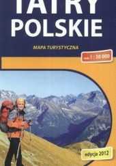 Okładka książki Tatry Polskie. Mapa turystyczna. 1:30 000 Compass 