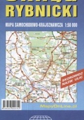 Okładka książki Okręg Rybnicki. Mapa samochodowo-krajoznawcza. 1:50 000 Witański 