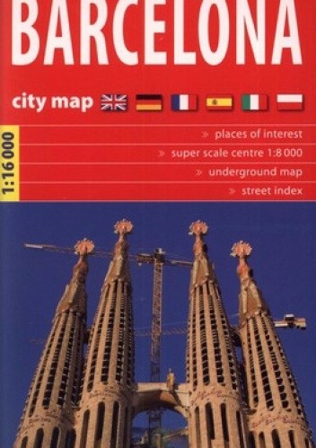 Okładka książki Barcelona. City map. 1:16 000 ExpressMap 