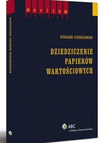 Okładka książki Dziedziczenie papierów wartościowych Ryszard Czerniawski