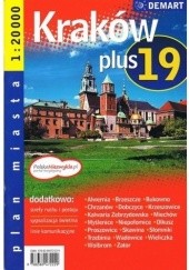 Okładka książki Kraków plus 19. Plany miasta. 1:20 000 Demart