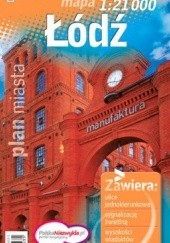 Okładka książki Łódź. Plan miasta. 1:21 000 Demart praca zbiorowa