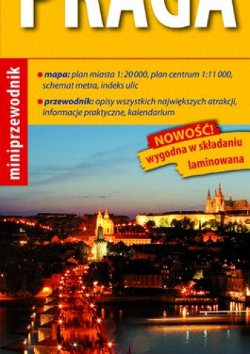 Okładka książki Praga. Miniprzewodnik (map & guide). 1:20 000 ExpressMap praca zbiorowa