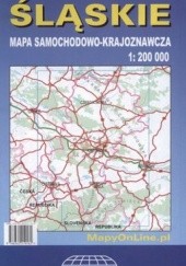 Okładka książki Województwo śląskie. Mapa samochodowo-krajoznawcza. 1:200 000 Witański 