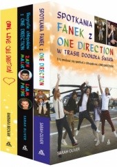 Okładka książki Spotkania fanek z One Direction+Biografie chłopaków z One Direction+One love. One Direction (komplet) Barbara Beckam, Sarah Oliver
