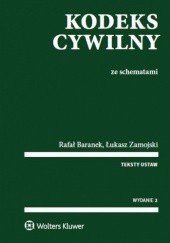 Okładka książki Kodeks cywilny ze schematami Rafał Baranek, Łukasz Zamojski