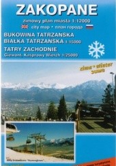 Okładka książki Zakopane. Zimowy plan miasta. 1: 12000 Karta Stanisław Ryś