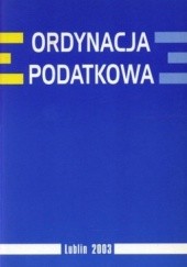 Okładka książki Ordynacja podatkowa Marek Jakubek