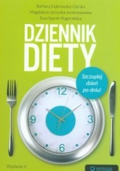 Okładka książki Dziennik diety. Szczuplej dzień po dniu! Barbara Dąbrowska-Górska, Magdalena Jarzynka-Jendrzejewska, Ewa Sypnik-Pogorzelska