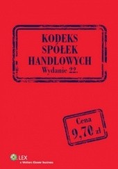 Okładka książki Kodeks spółek handlowych Roman Rudnik