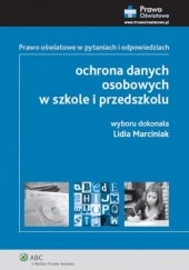 Okładka książki Ochrona danych osobowych w szkole i przedszkolu